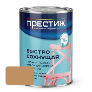 Эмаль акриловая полуглянцевая ПРЕСТИЖ Бежевая