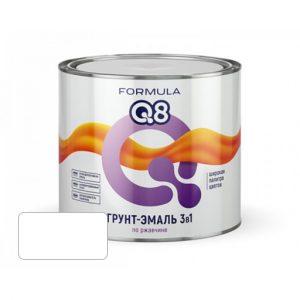 Грунт-эмаль по ржавчине FORMULA Q8 Белая 09