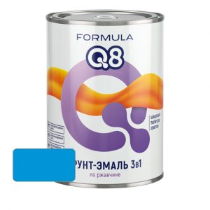 Грунт-эмаль по ржавчине FORMULA Q8 Голубая 2.7