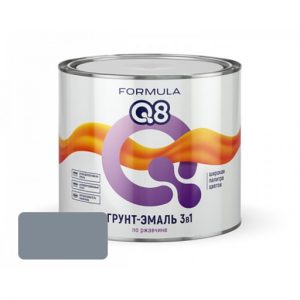 Грунт-эмаль по ржавчине FORMULA Q8 Серая 09