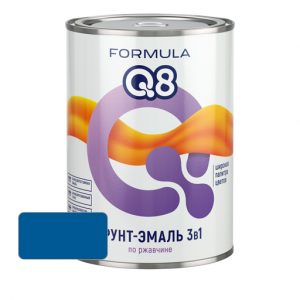 Грунт-эмаль по ржавчине FORMULA Q8 Синяя 2.7