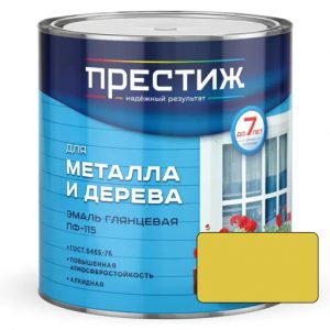 Эмаль ПФ-115 Престиж желтая