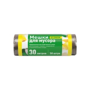Мешки для мусора ПНД Эконом 30л