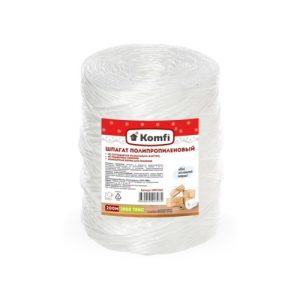 Шпагат полипропиленовый цилиндр белый Komfi