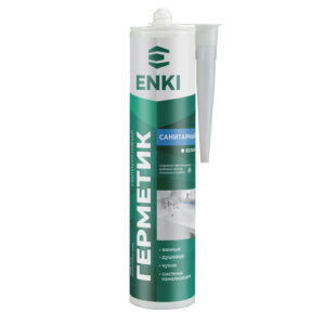 Силиконовый санитарный герметик ENKI