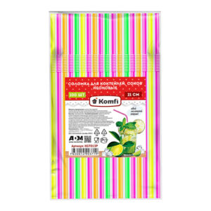 Трубочки для коктейлей гофрированные