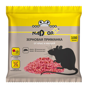 Приманка зерновая от мышей и крыс 100гр