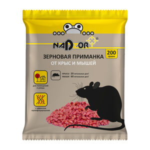 Приманка зерновая от мышей и крыс 200гр